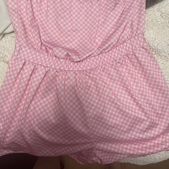 cute pink and white jumpsuit - Picture 2 of 2